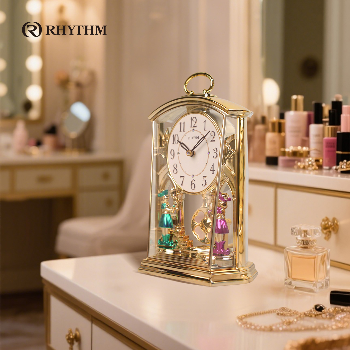 丽声轻奢高端台式座钟