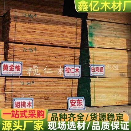 黄金柚木 榄仁木 胡桃木 金丝柚木 白鸡翅 黄鸡翅 原木 板材 现货