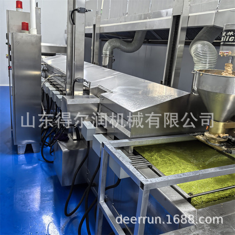黄河大鲤鱼油炸生产线 烧烤烤鱼油炸机 淋浆入味 独立包装 无损伤
