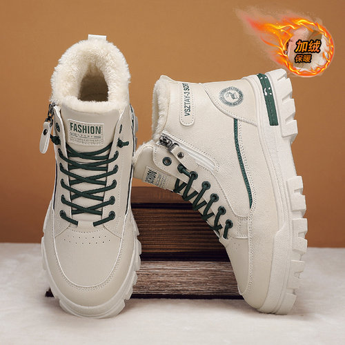 【专柜品质 】英伦风马丁靴男鞋2025新款皮鞋男士侧拉链高帮工装