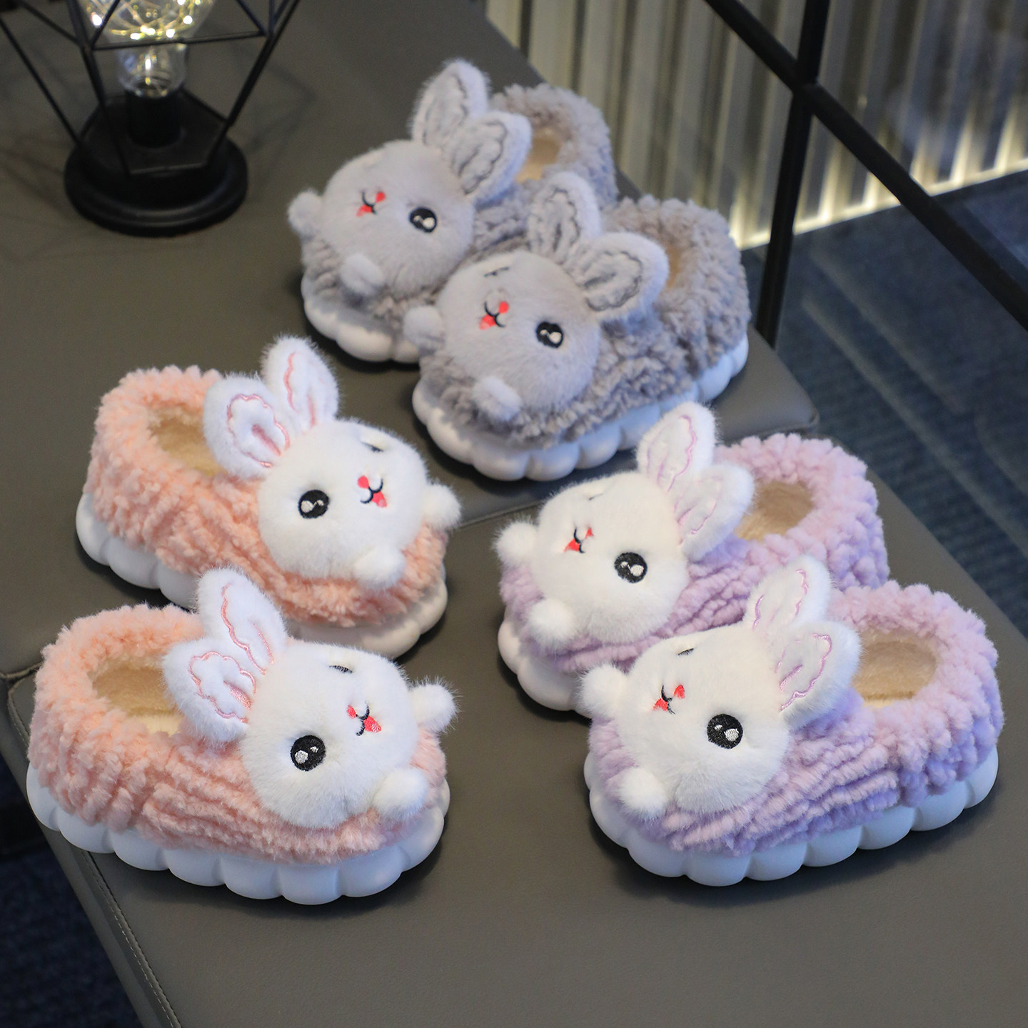 冬季男童棉拖鞋包跟防滑毛毛保暖儿童可爱卡通居家用室内亲子棉鞋,居家布艺,居家棉拖/棉鞋,淘宝优惠券,粉丝福利购,淘宝优惠卷