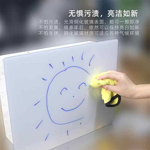 起光滑盖式多彩钢化玻璃面板家用大号布线箱滑轨式风瞳静音大风力
