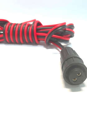 船用厦门新诺导航仪电源线塑料2孔非原装电源线XF-607/1069/520等