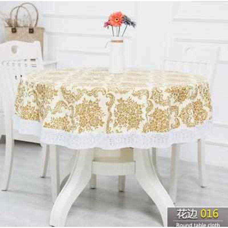 诚135cm防水大圆桌布圆形餐桌布田园家用酒店饭店软塑料台布PVC防,居家布艺,桌布,淘宝优惠券,粉丝福利购,淘宝优惠卷