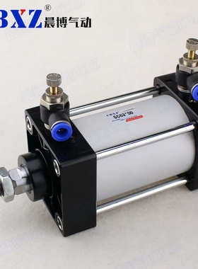 SC气缸63小型大推力气动标准方形32/40/50/80*75/100/125/150/200