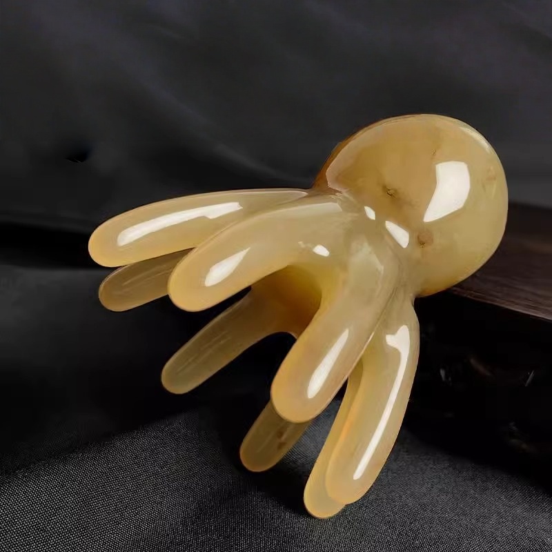 章鱼按摩梳头部经络按摩器