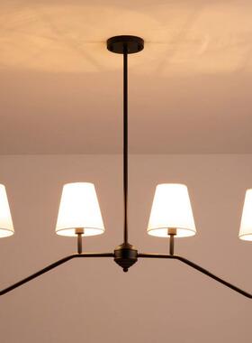 黑色吊灯带灯罩的厨房走廊入口门厅客厅的餐厅灯具吊灯