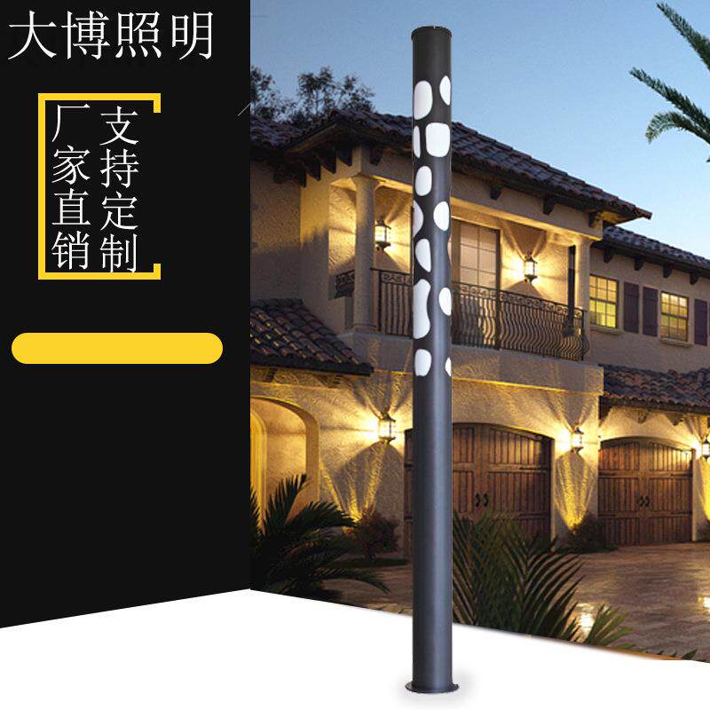 简约欧式圆柱庭院灯小区广场商业街特色高光效景观灯柱