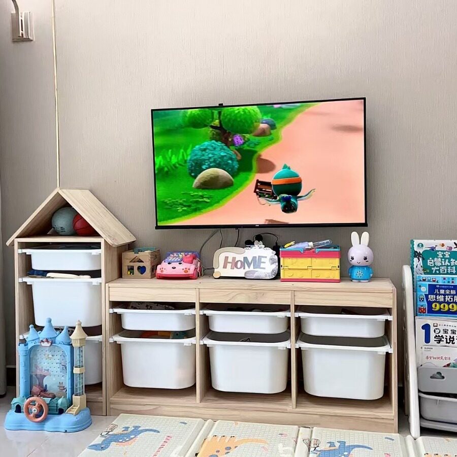 儿童实木玩具收纳柜幼儿园储物柜