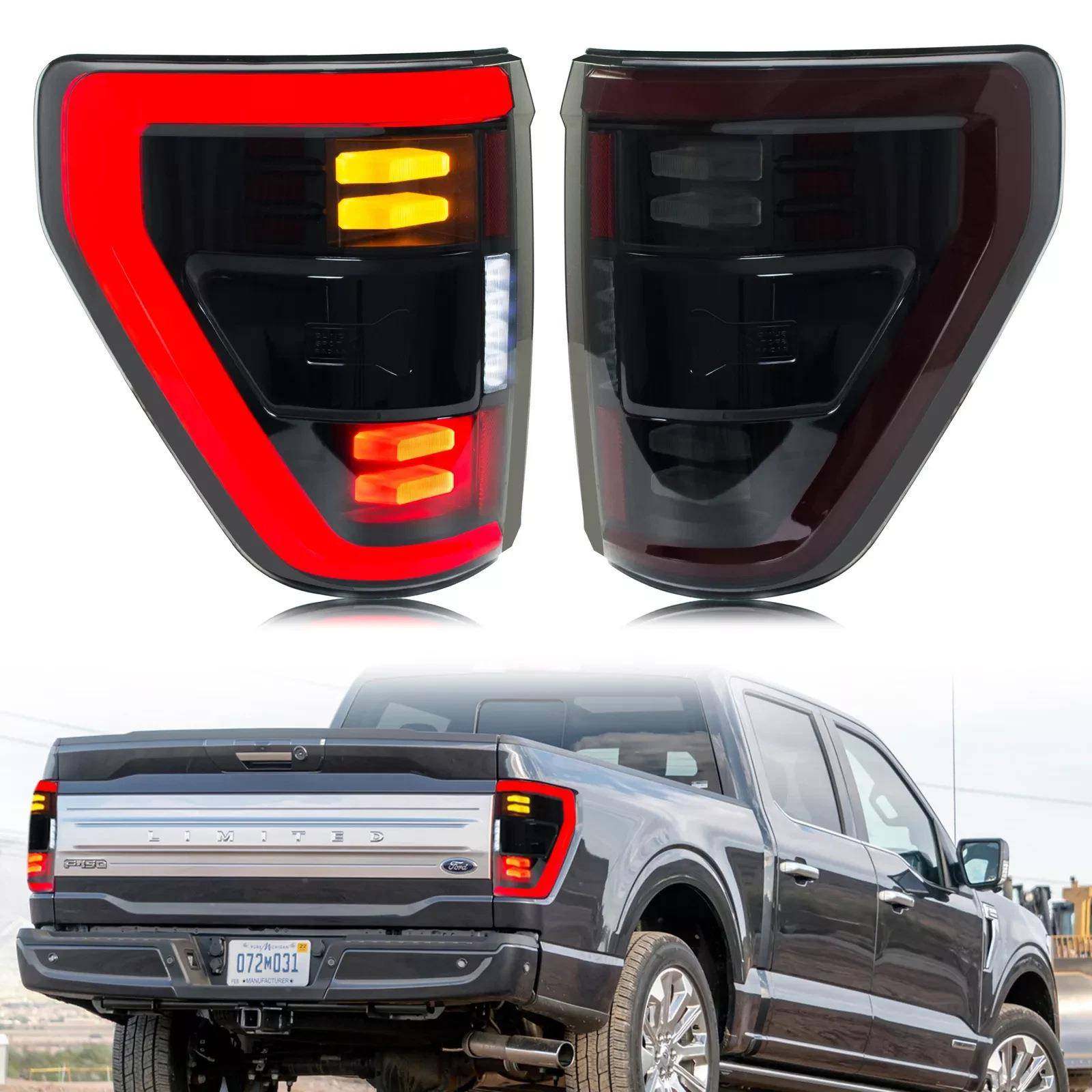 适用于福特F15021-23启动动画尾灯LED尾灯可替换尾灯总成配件