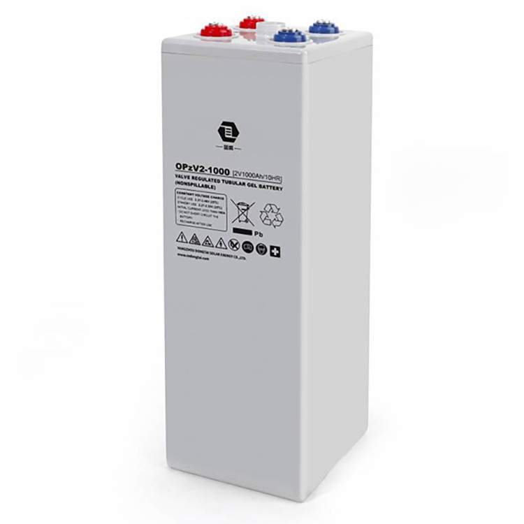 OPZV管式胶体蓄电池OPZV2-500太阳能胶体电池2V500AH直流屏储能