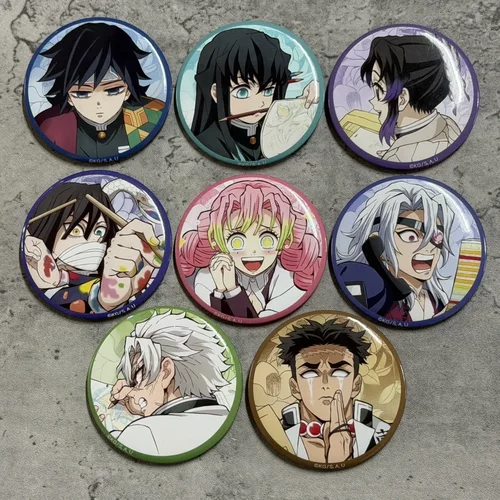 日谷正版现货鬼灭之刃训练一郎富冈吧唧纪念时透动漫义勇蜜璃徽章