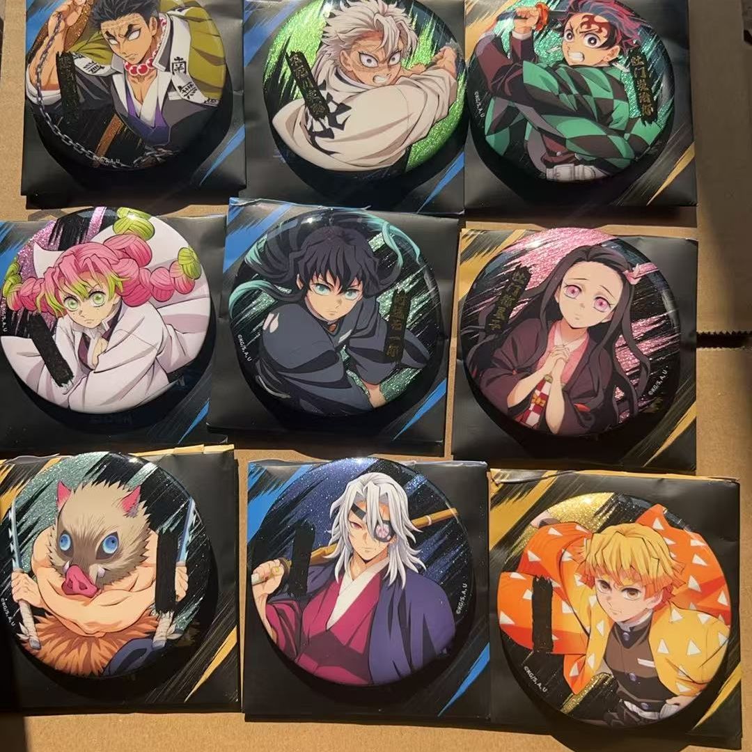 【现货】鬼灭之刃周边无限城篇徽章伊之助我妻善逸炭治郎周边谷子