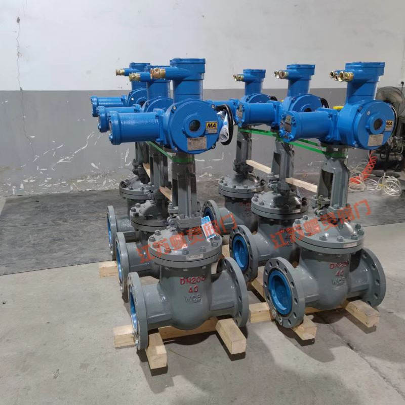 煤安电动法兰闸阀 型号MKZ941H-100C DN300 硬密封煤矿闸阀