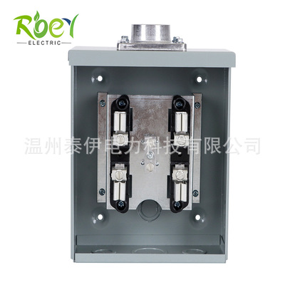 方形100A/4J外嵌式 美式电表座  meter base
