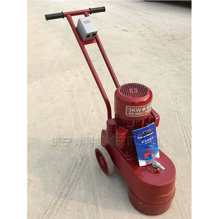 车间工业地坪翻新工具 手推式水泥地面抛光机 固化地坪打蜡设备