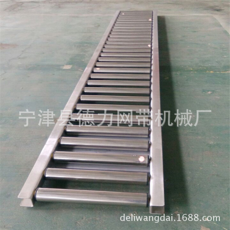 家具输送地滚线无动力滚筒输送机动力滚筒线轻型地滚线