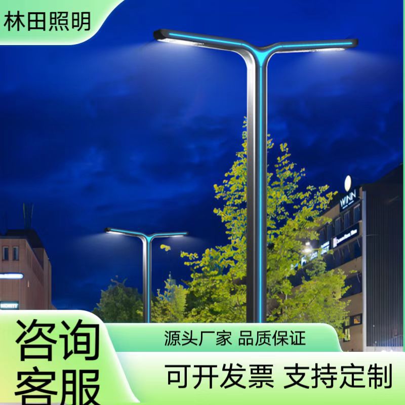 太阳能路灯户外家用超亮庭院灯小区公园别墅景观灯农村广场高杆灯