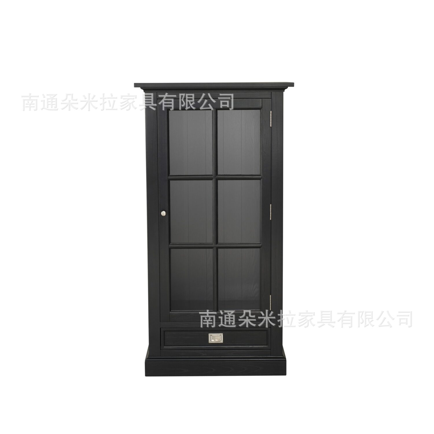 RH美式实木高端豪华展示柜