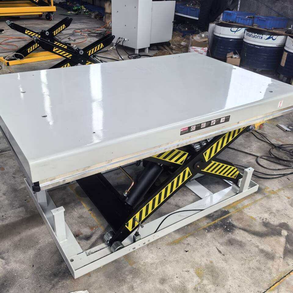 固定剪叉小型电动升降机液压升降设备车举升机卸货平台物流工作台