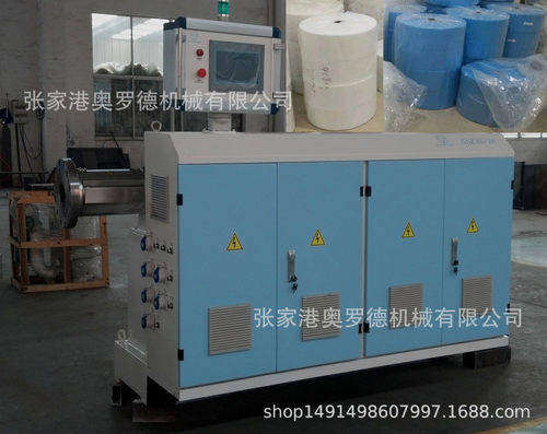 SJ45单螺杆熔喷布挤出机，PP无纺布口罩融喷布机器