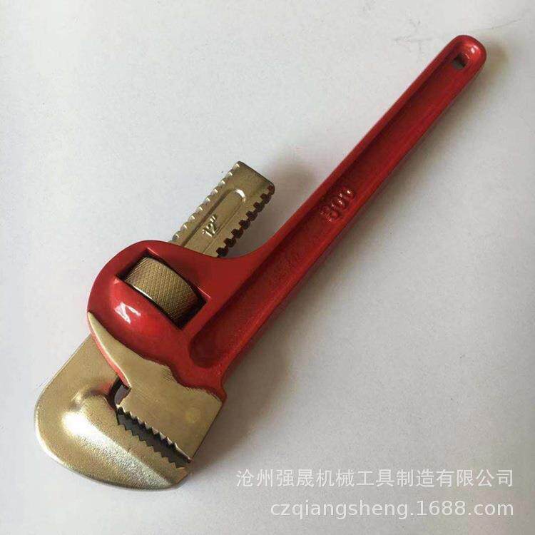 管钳工具管子钳铝青铜钳子铍青铜铜管钳现货供应无火花管钳