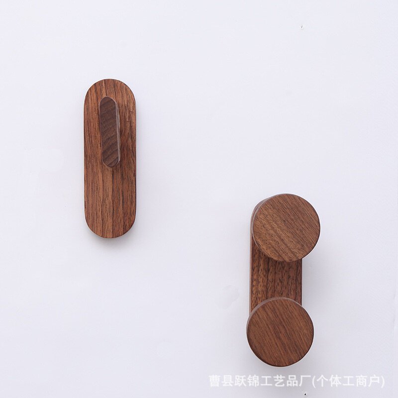 吹风机收纳架木质电吹风放置架家用壁挂收纳挂钩墙上支架置物