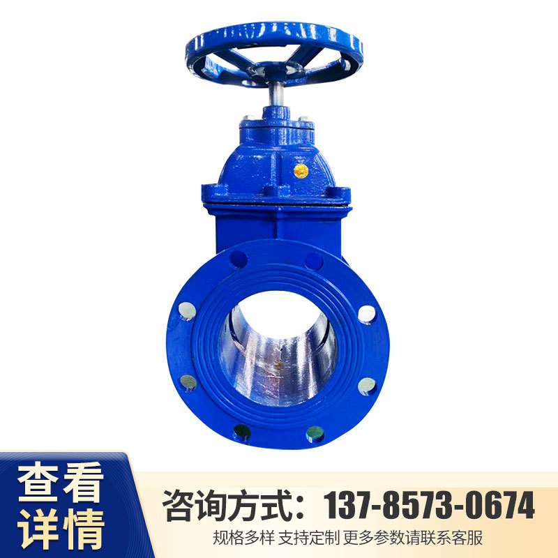 现货 Z45X暗杆软密封闸阀 球墨铸铁法兰闸阀 弹性座封闸阀