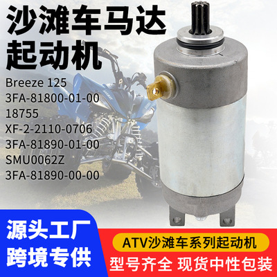 起动机马达 Breeze 125 18755 XF-2-2110-0706 SMU0062Z 马达电机