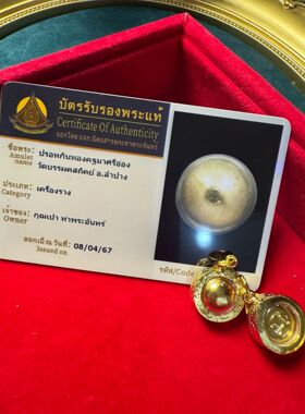 泰国佛系牌  吸米星70厚金配卡古巴习翁龙婆史奥  原庙真品泰牌