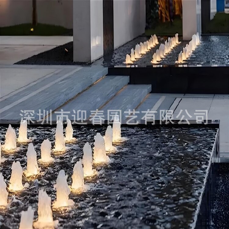 全铜户外鼓泡喷泉头全套