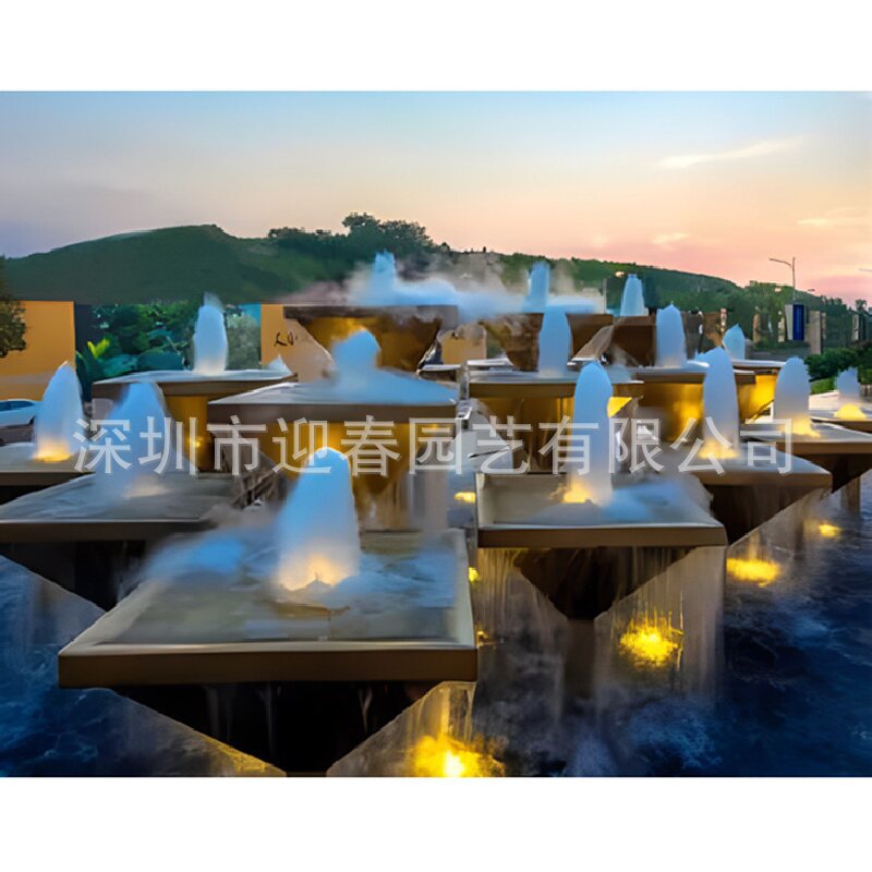全铜户外鼓泡涌泉喷头