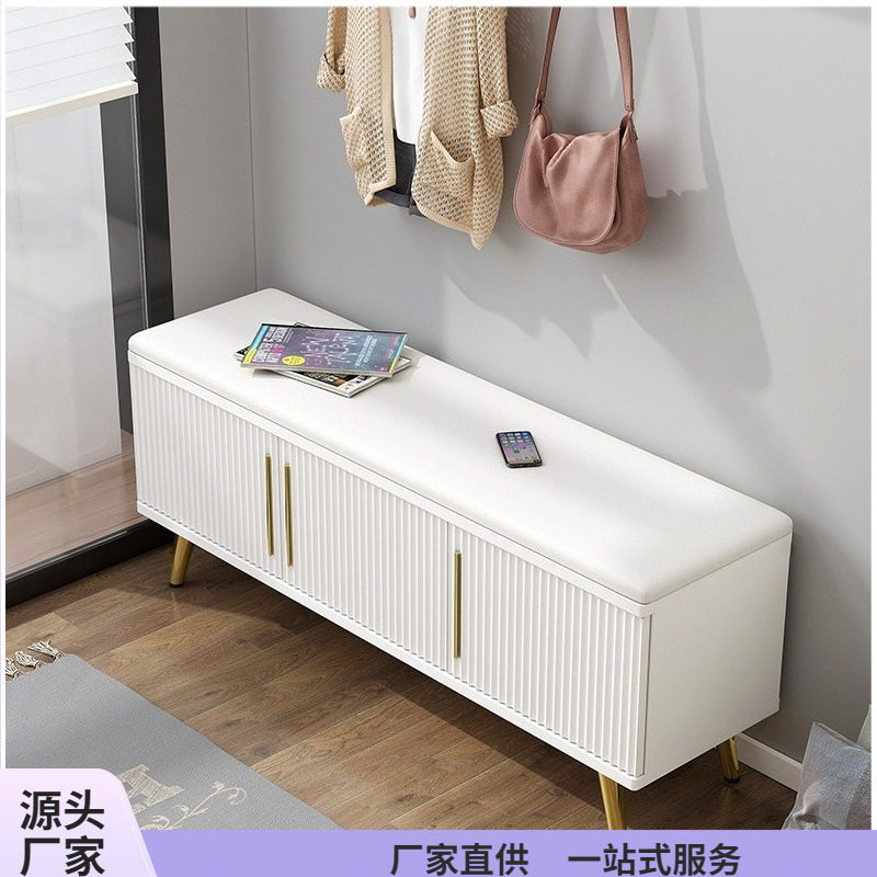 轻奢网红入户软包换鞋凳卡座