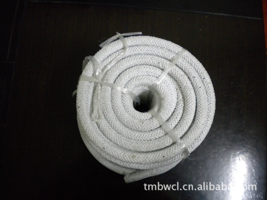 耐高温无尘石棉扭绳25mm密封