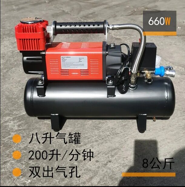 锂电无刷变频空压机无油静音打气泵小型220v木工高压喷漆空气压缩
