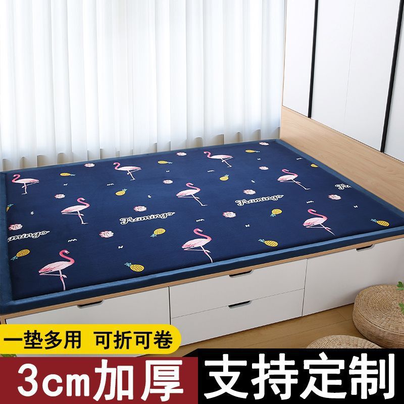 榻榻米垫子四季薄款床褥软垫农村炕褥子床垫垫被家用地垫