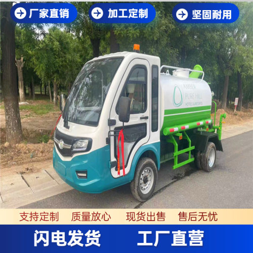 新能源电动洒水车工地除尘道路喷洒车园林绿化清洗车雾炮洒水车