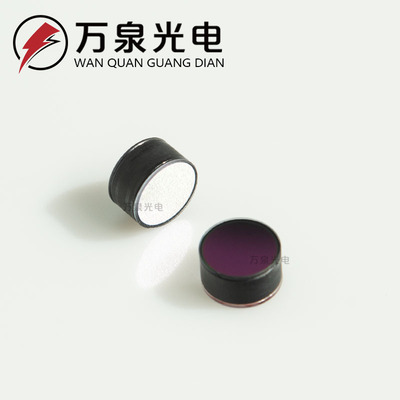 窄带365滤光片10nm带宽优质窄带滤色片宽截止干涉紫外滤镜 定制