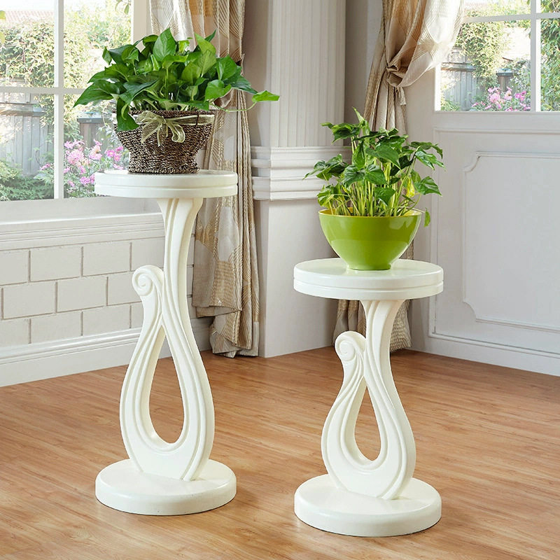 白蜡木花架客厅绿箩置物架高档美式简约落地花架子室内花盆架子