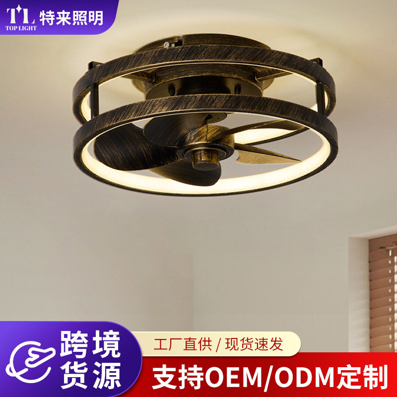 卧室客厅简约变频吊扇灯吸顶风扇灯餐厅带电风扇灯卫生间排气扇