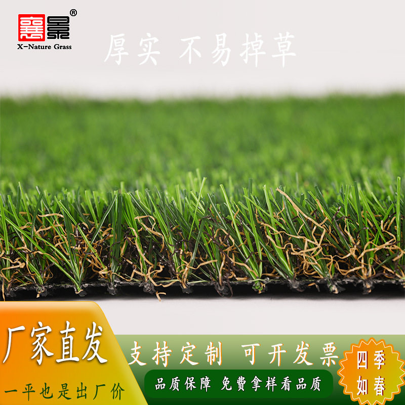 幼儿园楼顶室外户外学校休闲人造草坪地毯装饰仿真草坪带背胶假草