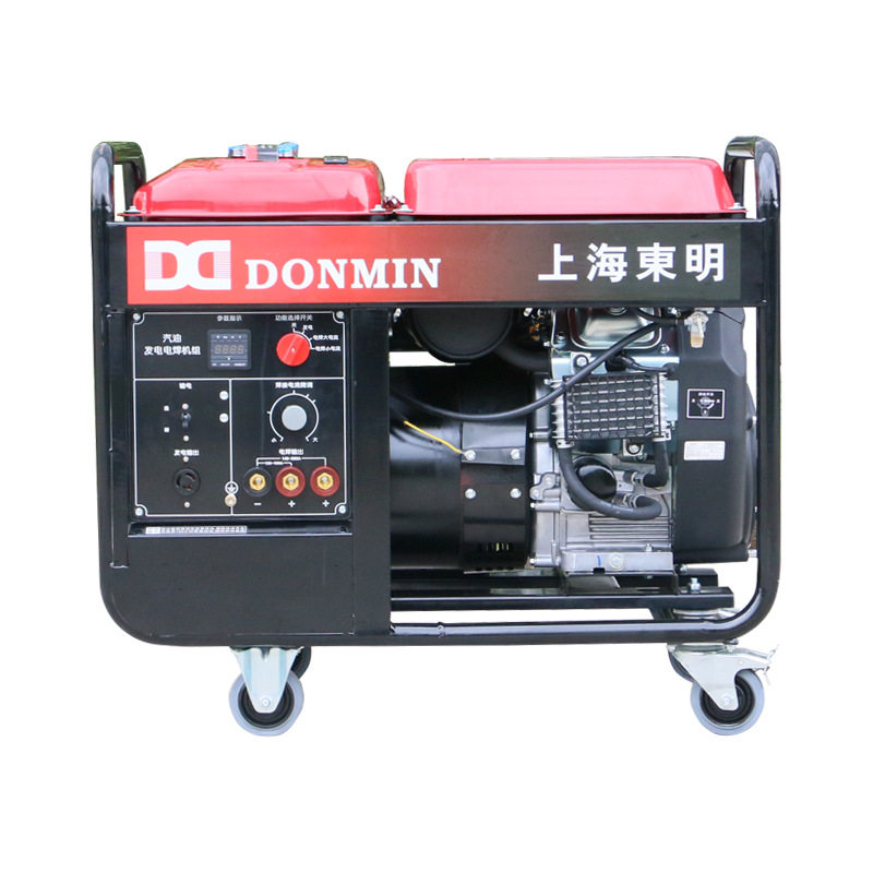 东明双缸动力汽油发电电焊两用一体机焊3.2-6.0焊条300A SH300D