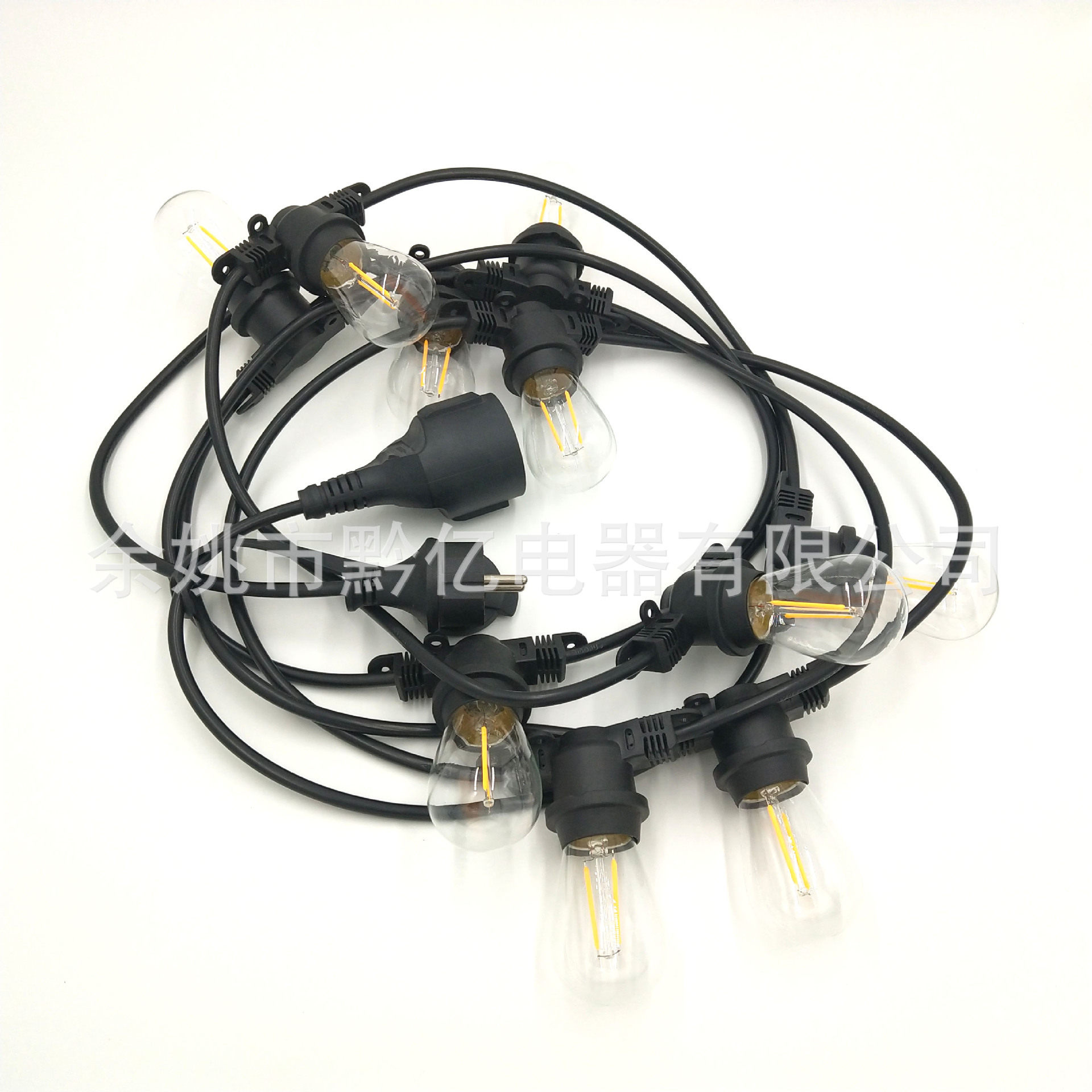 现货供应LED灯串 LED防水灯串 LDE1W 250V欧标10米10头灯串