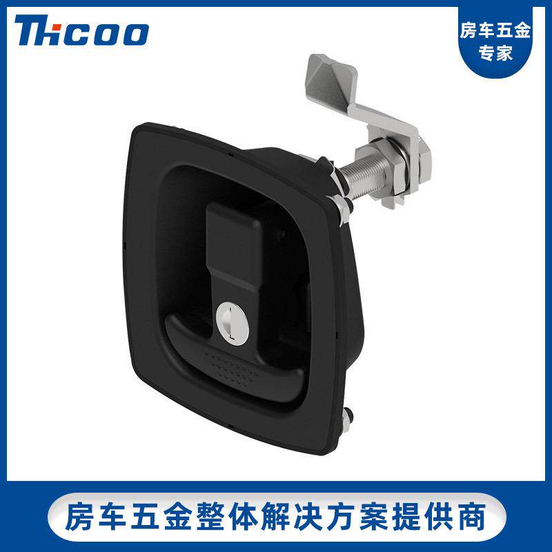 斯科工程机械锁面板机械门锁开关柜T型锁配电箱把手锁A7881-2