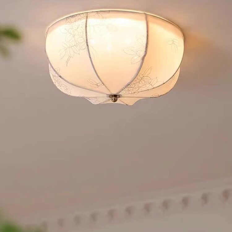 法式复古卧室吸顶灯美式走廊过道灯衣帽间书房入户玄关阳台布艺灯