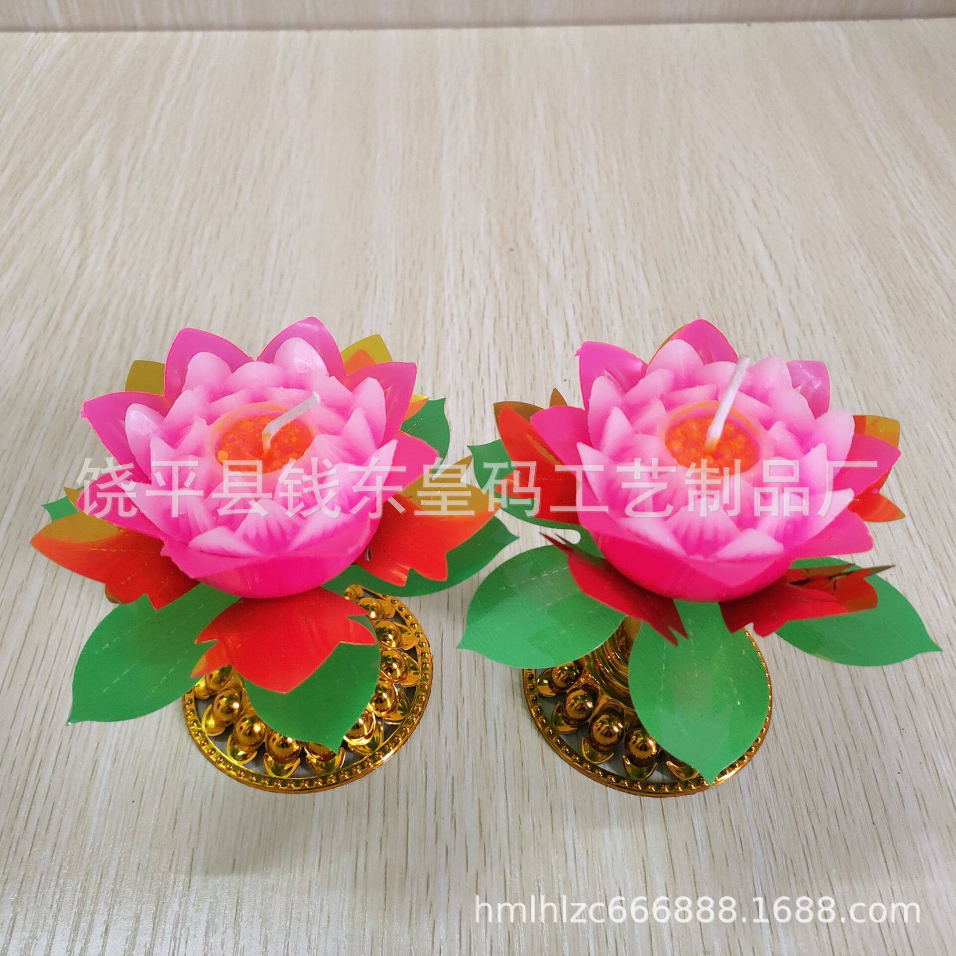 莲花蜡烛富贵宝石花蜡烛莲花蜡烛酥油灯荷花蜡烛