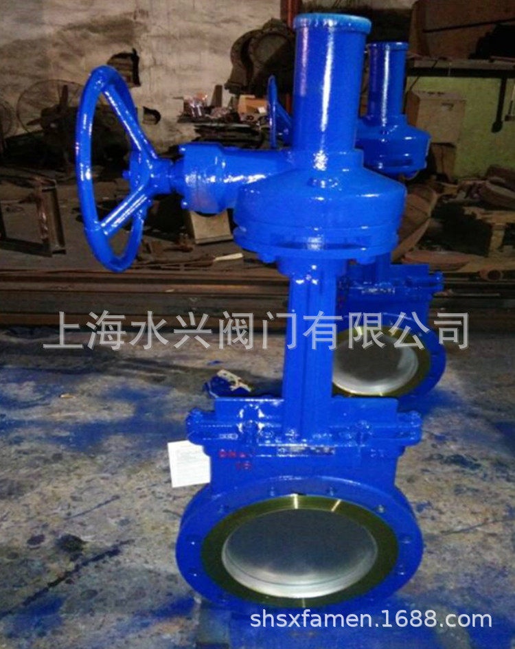 PZ573X-6C伞齿轮刀闸阀 伞齿轮手动刀闸阀 手动伞齿轮刀型闸阀