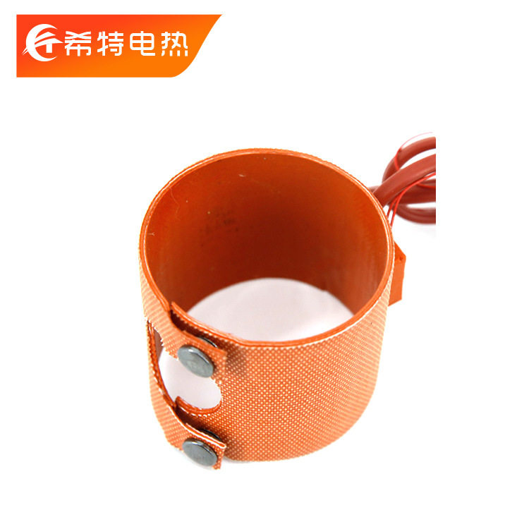 源头厂家硅橡胶发热片带温控器安装方便阀体电加热加热器即热式