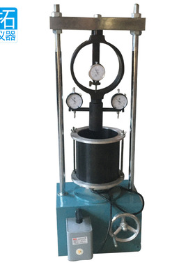 CBR土壤承载比试验仪表显屏显测力环室内图比试验仪数显