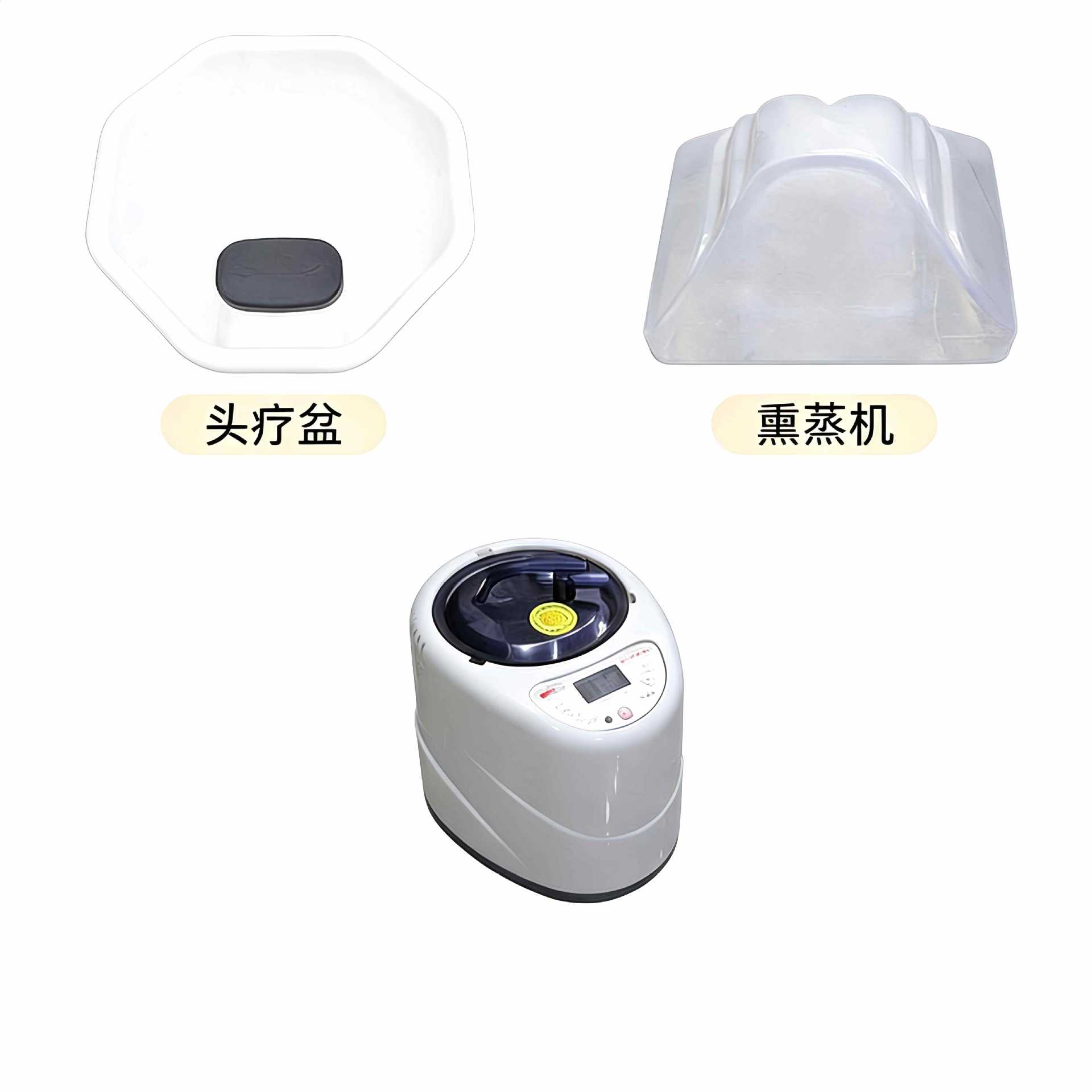 洗头床专用配件熏蒸机器熏蒸罩子头疗店头疗盆理发店美容盆泰式床图片